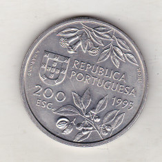 bnk mnd Portugalia 200 escudos 1995 unc , Molluques