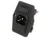 Conector alimentare AC soclu IEC 60320 10A 250V