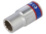 Tubulară 12-puncte 1/4 24mm Scurtă