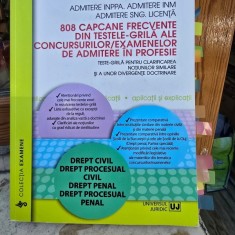 Anjie Diana Goh - Admitere INPPA. Admitere INM. Admitere SNG. Licenta. 808 capcane frecvente din teste grila ale concursurilor/examenelor de admitere