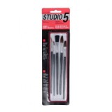 Pensula Cnx Sudio 30505-5, varf rotund, lat, set 5 buc