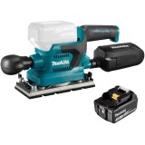 Makita DBO382Z + BL1830B - Slefuitor cu vibratii 93x185 mm + Acumulator Li-Ion 18 V 3 Ah