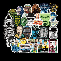 Set Stickere 50 buc bicicleta, telefon, auto, laptop Breaking Bad foto