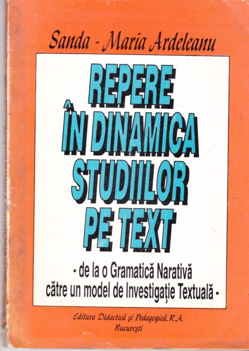 AS - SANDA - MARIA ARDELEANU - REPERE IN DINAMICA STUDIILOR PE TEXT