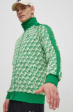 Puma bluză T7 bărbați, culoarea verde, cu model, 625485