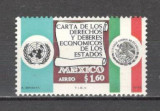 Mexic.1975 Posta aeriana-Charta drepturilor si obligatiilor statelor PM.9, Nestampilat