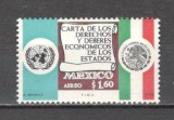 Mexic.1975 Posta aeriana-Charta drepturilor si obligatiilor statelor GZ.51, Nestampilat