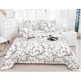 Cumpara ieftin Set Cuvertura de Pat din Bumbac cu In, 5 Piese - PIT389
