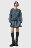 AllSaints fustă din bumbac TULIP mini, evazați, W016RD