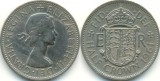 Anglia 1961 - &frac12; crown, circulata