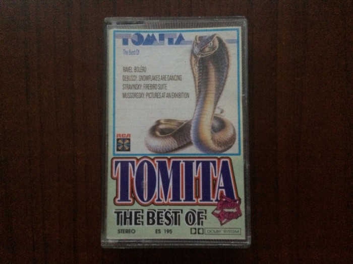 tomita the best of caseta audio selectii muzica ambientala electronica synthesizer eurostar