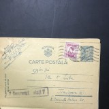 CP01 Carte postala veche 1944 Spitalul Militar Galati - Timisoara stampila box 7 Cenzurat Galati 7 WW2