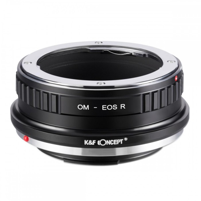 Adaptor montura K&amp;F Concept OM-EOS R de la Olympus la Canon EOS R KF06.385