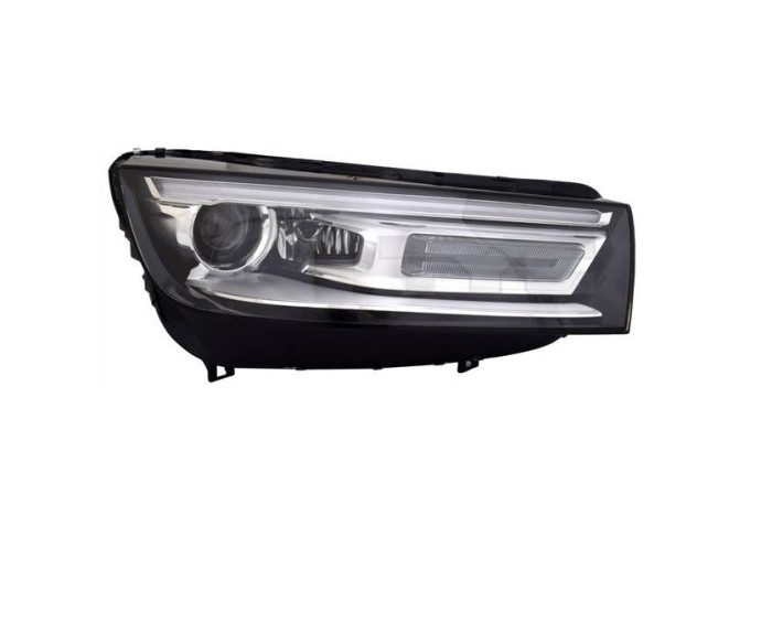 Far Audi Q5 (Fy), 09.2016-10.2020, montare fata, dreapta, bi-xenon; cu lumini de zi tip LED; D5S+H8+LED+PWY24W; electric; fara modul lumini de zi LED