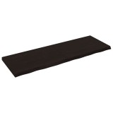 Cumpara ieftin Blat de masă maro 180x60x(2-6) cm, lemn masiv stejar tratat