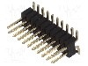 Conector 20 pini, seria {{Serie conector}}, pas pini 1.27mm, CONNFLY - DS1031-08-2*10P8BS-4-1