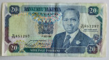 Bancnota - Kenya - 20 Shillings 01-07-1991