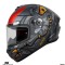 Casca integrala pentru scuter - motocicleta Axxis model Draken S Dinotoon B5 rosu mat &ndash; tip viziera: MT-V-18C L (59/60cm)