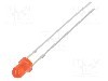 Dioda LED, 3mm, ro&amp;#351;ie, 10000...12000mcd, 20mA, 1,8...2,6V, OPTOSUPPLY - OS5RAA3134A-1-TU
