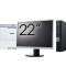 Pachet Calculator Second Hand DELL OptiPlex 7060 Mini PC, Intel Core i3-8100T 3.10GHz, 8GB DDR4, 256GB SSD + Monitor 22 Inch NewTechnology Media