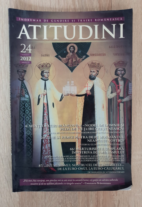 Revista ATITUDINI, nr. 24, august 2012