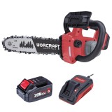 Cumpara ieftin Drujba electrica, Worcraft, cu acumulator 4 Ah, incarcator 20V Li-Ion, 20.5 cm