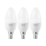 Cumpara ieftin Set Becuri LED Ledvance Smart, B60, WiFi, 5 W, 470 Lumeni, lumina RGB, E14, dimabil, aplicatie, 3 bucati, OSRAM