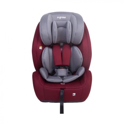 Scaun auto 76-150CM(15M-12Y), R129, isofix si top tether, rosu, U-Grow foto