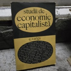 Studii de economie capitalista - E. Varga