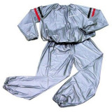 Costum Sauna Slabit Unisex As Seen On TV, Argintiu, Marimi L, XL, XXL, XXXL, Accelereaza Arderea Grasimilor, Anticelulita