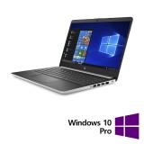 Laptop Refurbished HP 14-DK0357NG, Ryzen 5 3500U 2.10 - 3.70, 8GB DDR4, 128GB SSD + 1TB HDD, Webcam, 14 Inch Full HD, Silver + Windows 10 Pro NewTechn
