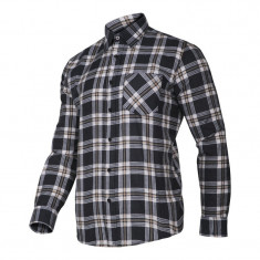 Camasa flanel Lahti Pro, model carouri, marimea 2XL, gri