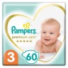 Scutece Pampers Premium Care Nr. 3, 6-10 kg, 60 buc, protectie 12h, indicator umiditate, material respirabil