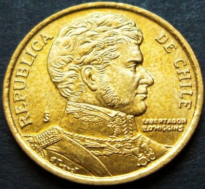 Moneda exotica 10 PESOS - CHILE, anul 2008 *cod 452 = UNC foto