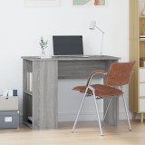 Gossi birou, gri sonoma, 100x55x75 cm, lemn prelucrat
