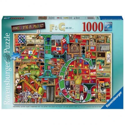 Puzzle Alfabet Colin Thompson, 1000 Piese foto