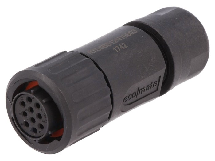 Conector circular mamă 10 pini IP68