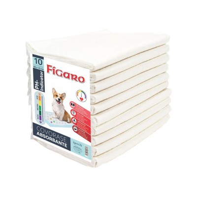 COVOR ABSORBANT PENTRU CAINI FIGARO PH INDICATOR 60x45CM (10BUC PCH) foto