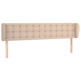 Cumpara ieftin Tablie pat cu aripioare cappuccino 203x23x78/88cm piele eco
