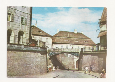 RF9 -Carte Postala- Sibiu, Podul Minciunilor, circulata 1968 foto