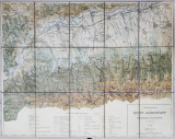 Harta turistica a Sectiunei Hermanstad - 1921