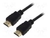 Cablu HDMI 2.0 Goobay HDCP 2.2, 1m, negru