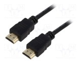 Cablu HDMI 2.0 Goobay HDCP 2.2, 1m, negru