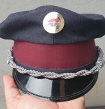 Palarie vintage militara elvetiana si insigna fabricata in Austria, marimea 58