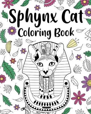 Sphynx Cat Coloring Book foto