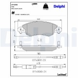 Set placute frana disc Citroen C5 I (DC), C5 II (RC) Motor 1.8 16V, 1.8 16V (DC6FZB, DC6FZE), 1.8 16V (RC6FZB), OE 425214