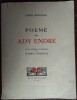 EUGEN JEBELEANU - POEME DIN ADY ENDRE (1948) [CU 10 DESENE DE FLORICA CORDESCU]