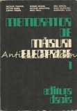 Memorator De Masurari Electrice I - Nicolae Patachi - Tiraj: 3165 Exemplare