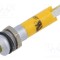 Lampă de control LED galbenă 24V &Oslash;8mm IP67 CML