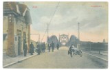 4129 - ARAD, Bridge, old car, Romania - old postcard - used - 1912, Circulata, Printata